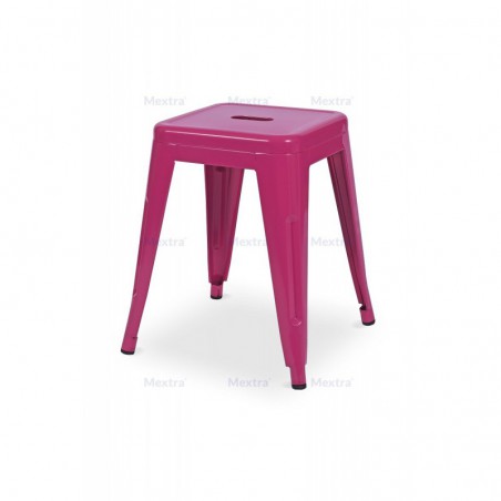 Café kruk Paris geïnspireerd TOLIX  roze