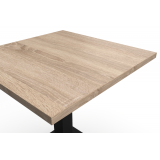 Bistrot tafel ALFA S met gelamineerd blad