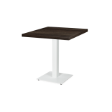 Bistrot tafel ALFA S wit met gelamineerd blad