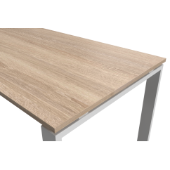 Conferentietafel MODI wit 160x80 Sonoma eik