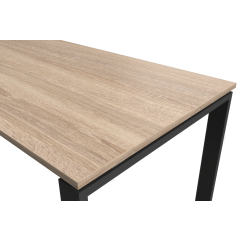 Conferentietafel MODI antraciet 160x80 Sonoma eik