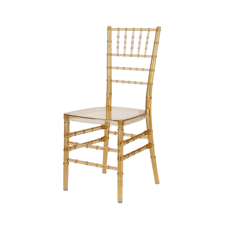 Trouwstoel CHIAVARI TIFFANY transparant amber