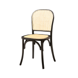De PALERMO houten bruiloftsstoel zwart