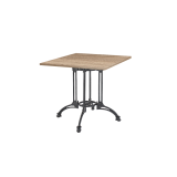 Cafétafel RUSTICAL QUATTRO met laminaatblad