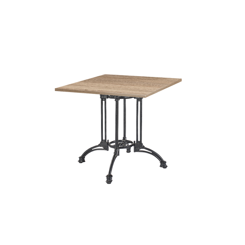 Cafétafel RUSTICAL QUATTRO met laminaatblad