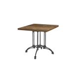 Cafétafel RUSTICAL QUATTRO met laminaatblad