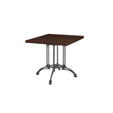 Cafétafel RUSTICAL QUATTRO met laminaatblad