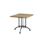 Cafétafel RUSTICAL QUATTRO met laminaatblad