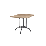 Cafétafel RUSTICAL QUATTRO met laminaatblad