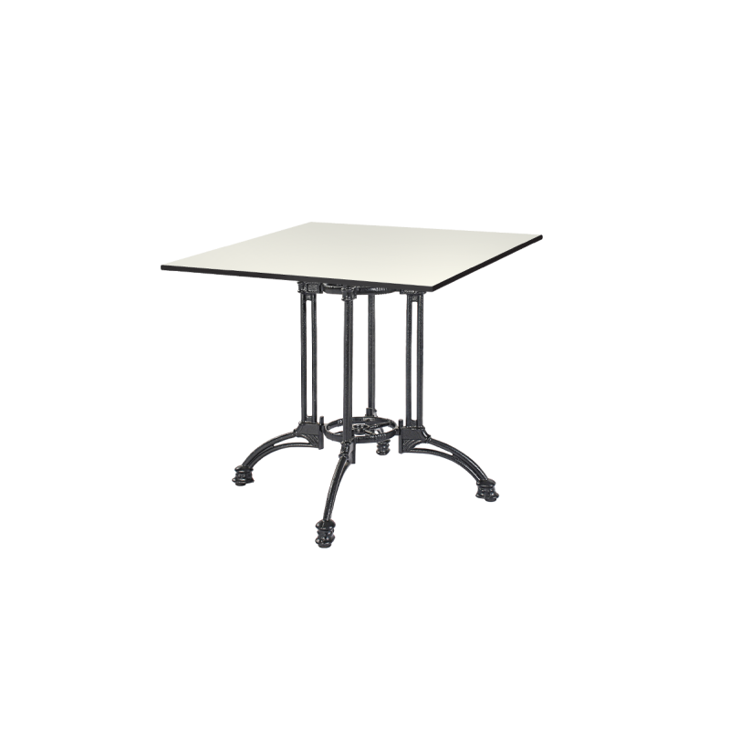 Cafétafel RUSTICAL QUATTRO met HPL blad