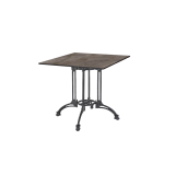Cafétafel RUSTICAL QUATTRO met HPL blad
