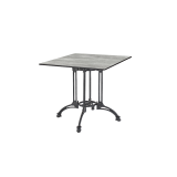 Cafétafel RUSTICAL QUATTRO met HPL blad