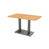 Cafétafel IMPERIO DUO met gefineerd blad