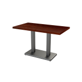Cafétafel IMPERIO DUO met gefineerd blad