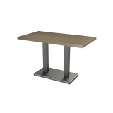 Cafétafel IMPERIO DUO met gefineerd blad