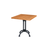 Cafétafel RUSTICAL met gefineerd blad