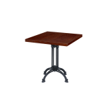 Cafétafel RUSTICAL met gefineerd blad