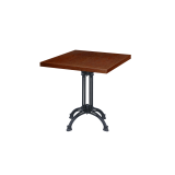 Cafétafel RUSTICAL met gefineerd blad