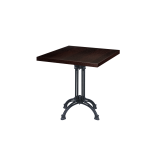 Cafétafel RUSTICAL met gefineerd blad