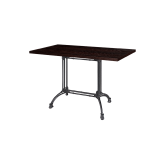 Cafétafel RUSTICAL DUO met gefineerd blad