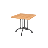 Cafétafel RUSTICAL QUATTRO met gefineerd blad
