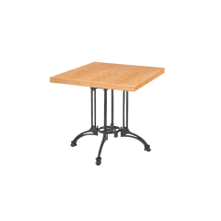 Cafétafel RUSTICAL QUATTRO met gefineerd blad