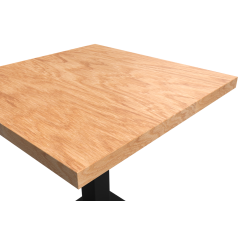 Cafétafel RUSTICAL QUATTRO met gefineerd blad