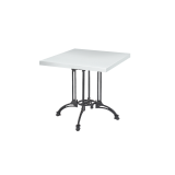 Cafétafel RUSTICAL QUATTRO met gefineerd blad