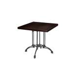 Cafétafel RUSTICAL QUATTRO met gefineerd blad