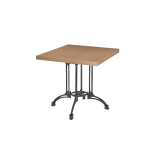 Cafétafel RUSTICAL QUATTRO met gefineerd blad