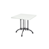 Cafétafel RUSTICAL QUATTRO met gefineerd blad
