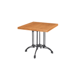 Cafétafel RUSTICAL QUATTRO met gefineerd blad