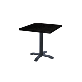 Cafétafel CARVO met gefineerd blad