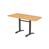 Cafétafel CARVO DUO met gefineerd blad