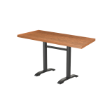 Cafétafel CARVO DUO met gefineerd blad