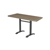 Cafétafel CARVO DUO met gefineerd blad