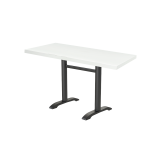 Cafétafel CARVO DUO met gefineerd blad