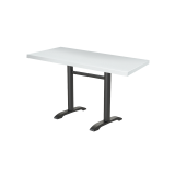 Cafétafel CARVO DUO met gefineerd blad