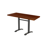 Cafétafel CARVO DUO met gefineerd blad