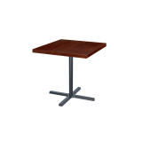 Cafétafel PRISMA met gefineerd blad
