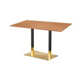 Cafétafel OMEGA DUO met laminaatblad