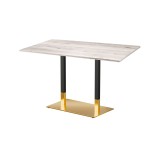 Cafétafel OMEGA DUO met laminaatblad
