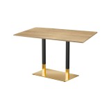 Cafétafel OMEGA DUO met laminaatblad