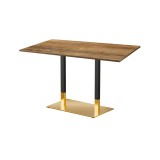 Cafétafel OMEGA DUO met laminaatblad