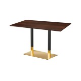 Cafétafel OMEGA DUO met laminaatblad