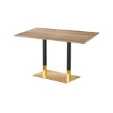 Cafétafel OMEGA DUO met laminaatblad