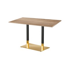Cafétafel OMEGA DUO met laminaatblad