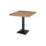 Cafétafel GIZA met gefineerd blad