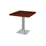 Cafétafel SIGMA met gefineerd blad