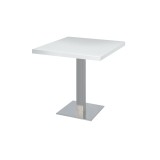 Cafétafel SIGMA met gefineerd blad
